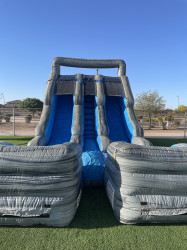Blue Lighting Double Slide